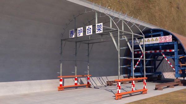 千山区隧道施工动画制作公司 - 隧道施工工艺和施工方法 - 隧道施工汇报动画视频 - bim 工程施工动画